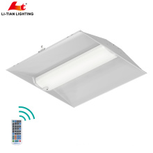 0-10V Dimmable 100-277V 30W 36W LED Troffer Light con batería de respaldo de emergencia